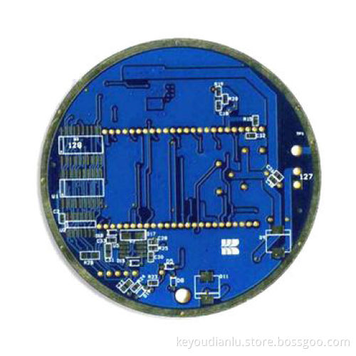 Double-sided PCB with Lead Free Surface Technique and Blue Solder Mask
